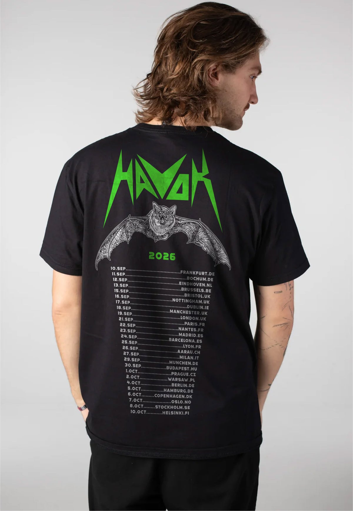 Havok EU Tour 2026 Shirt T-Shirt | Men-Image