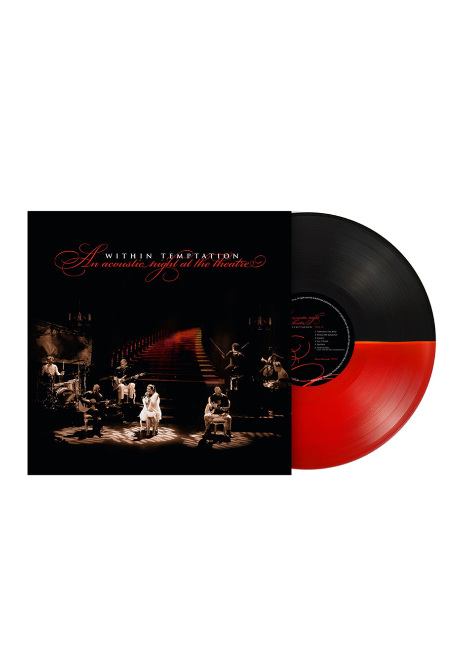 Within Temptation An Acoustic Night At The Theatre Ltd. Red/Black Split Colored Vinyl | Neutral-Image