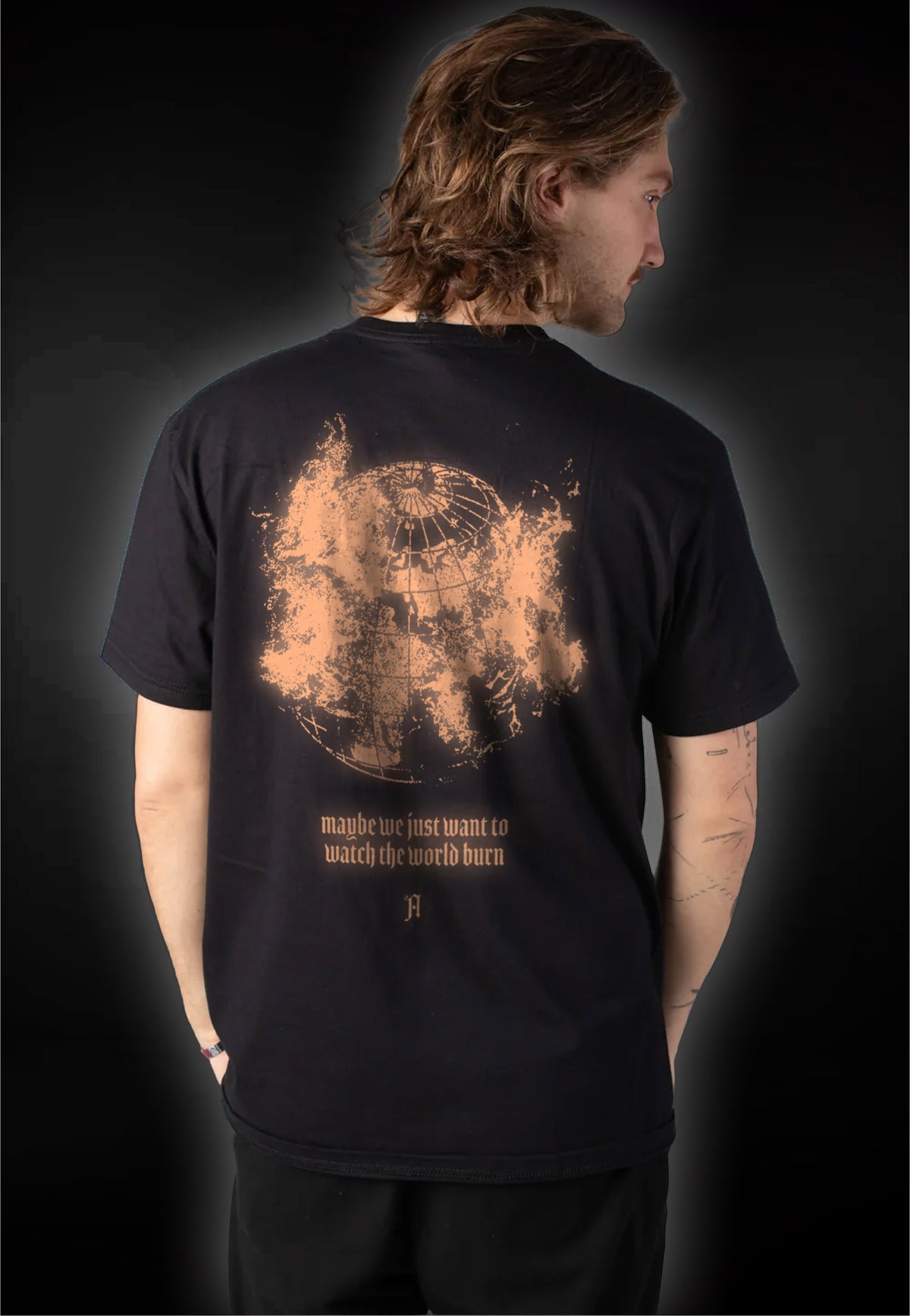 Architects Burning World Limited Glow In Dark T-shirt | Men-Image