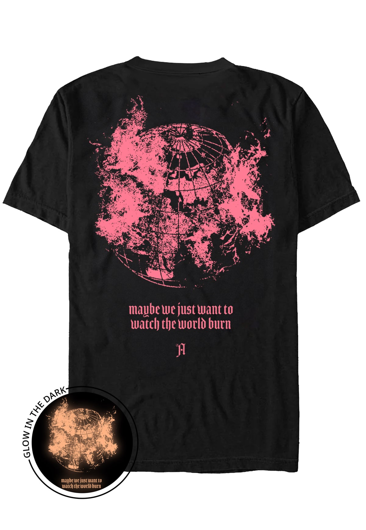 Architects Burning World Limited Glow In Dark T-shirt | Neutral-Image