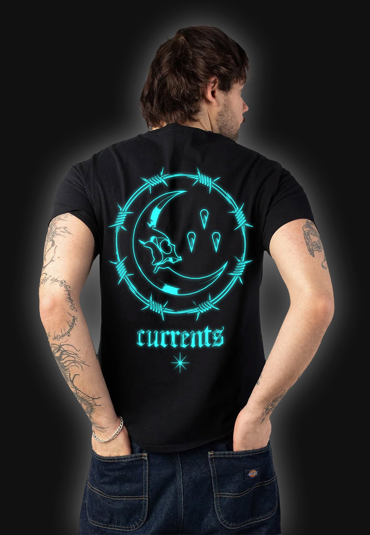 Currents Moon Limited Glow In Dark Camiseta | Men-Image