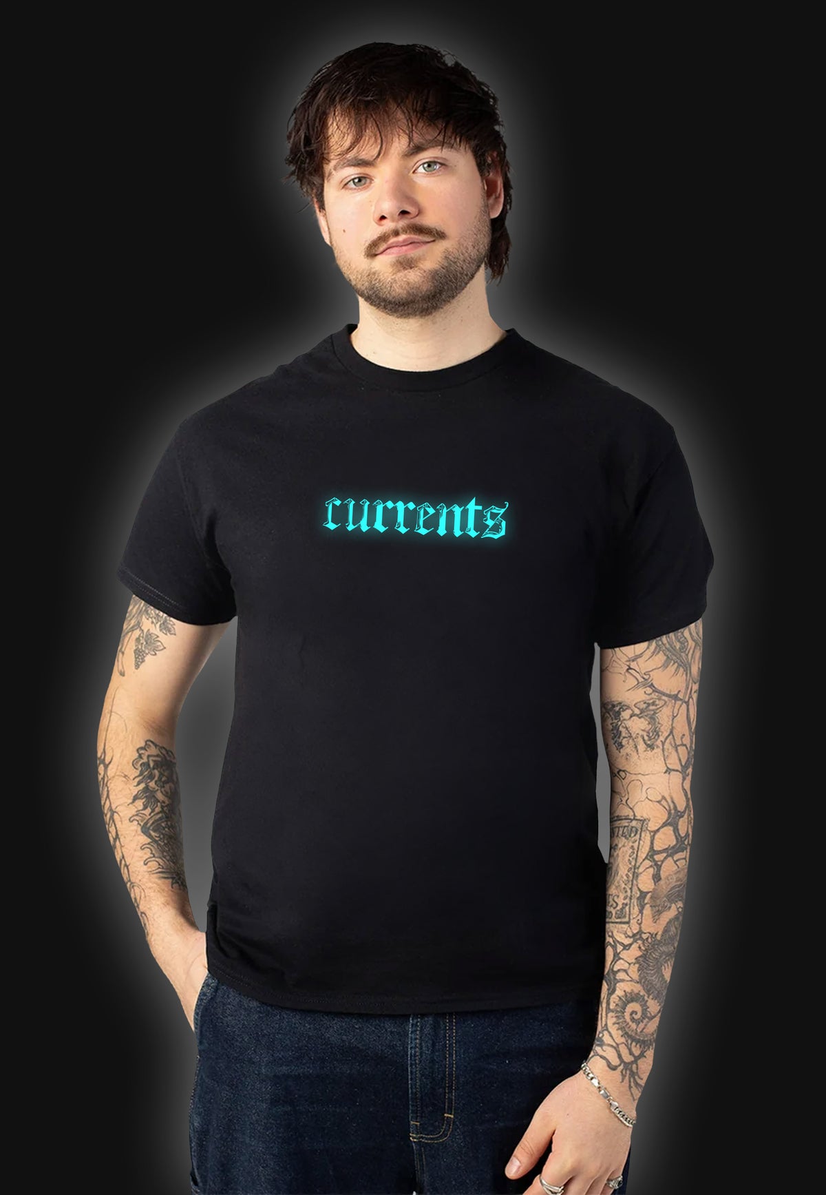 Currents Moon Limited Glow In Dark Camiseta | Men-Image