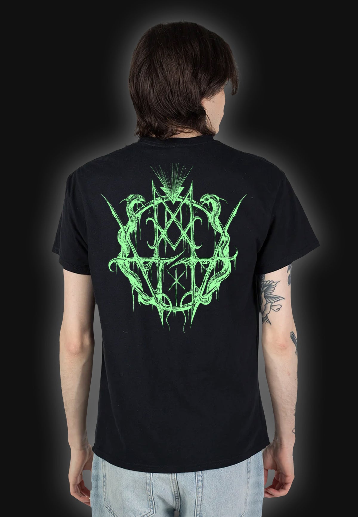 Fit For An Autopsy Logo Limited Glow In Dark T-Shirt | Men-Image