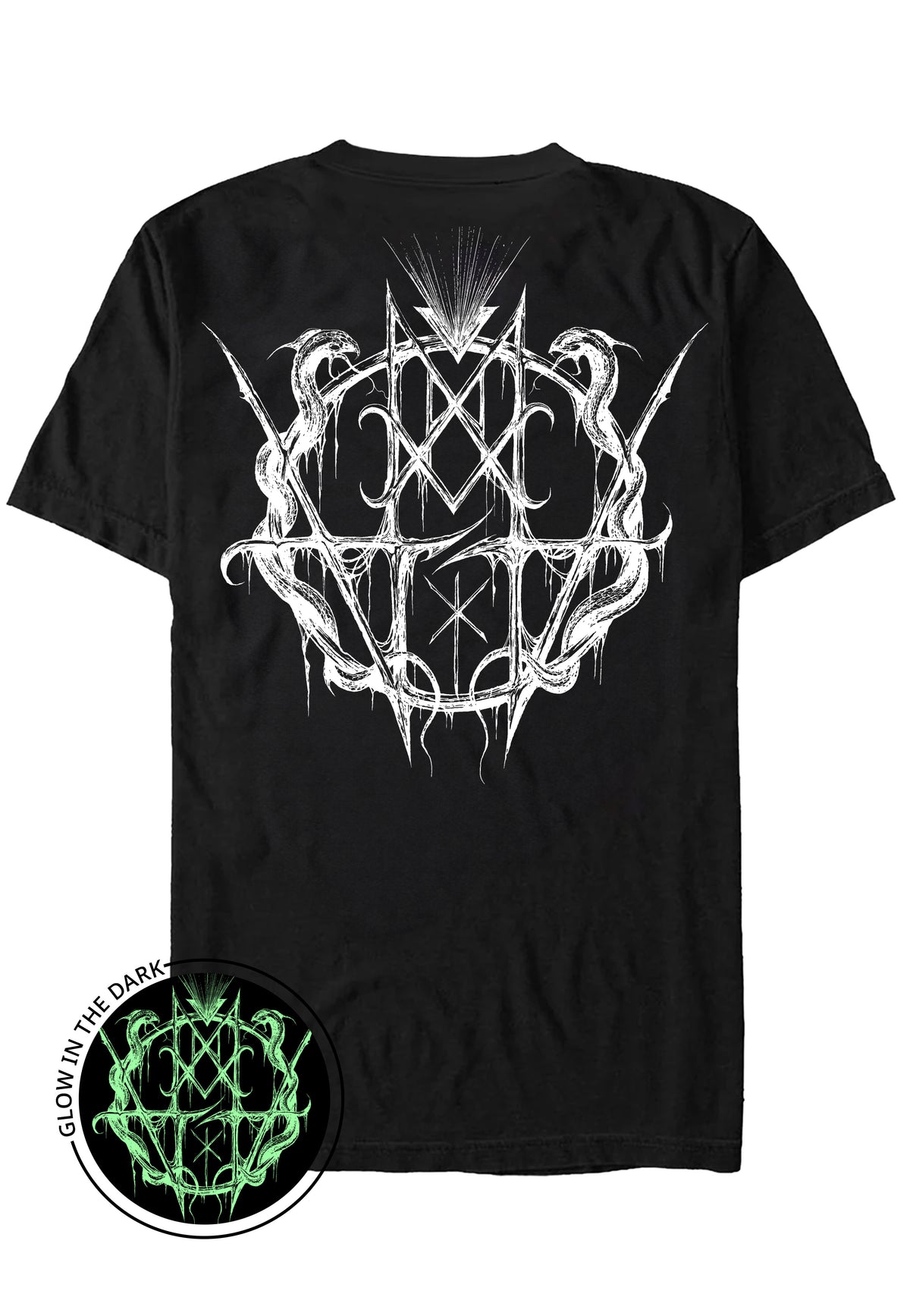 Fit For An Autopsy Logo Limited Glow In Dark T-Shirt | Neutral-Image