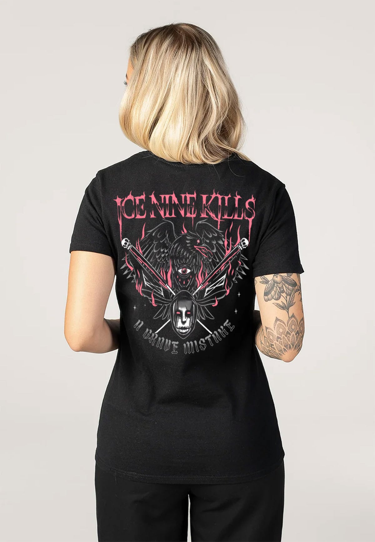 Ice Nine Kills A Grave Mistake Limited Glow In Dark T-paita | Women-Image