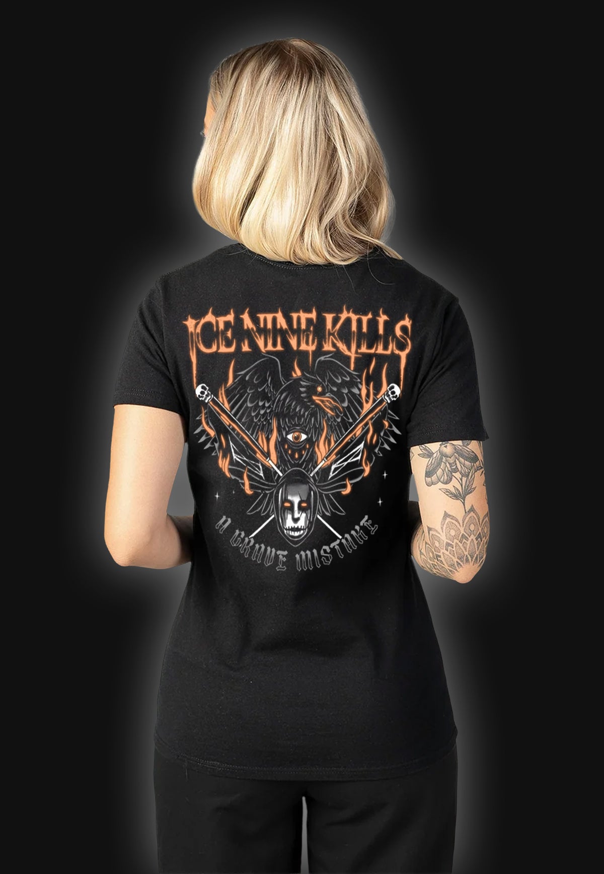 Ice Nine Kills A Grave Mistake Limited Glow In Dark T-paita | Women-Image