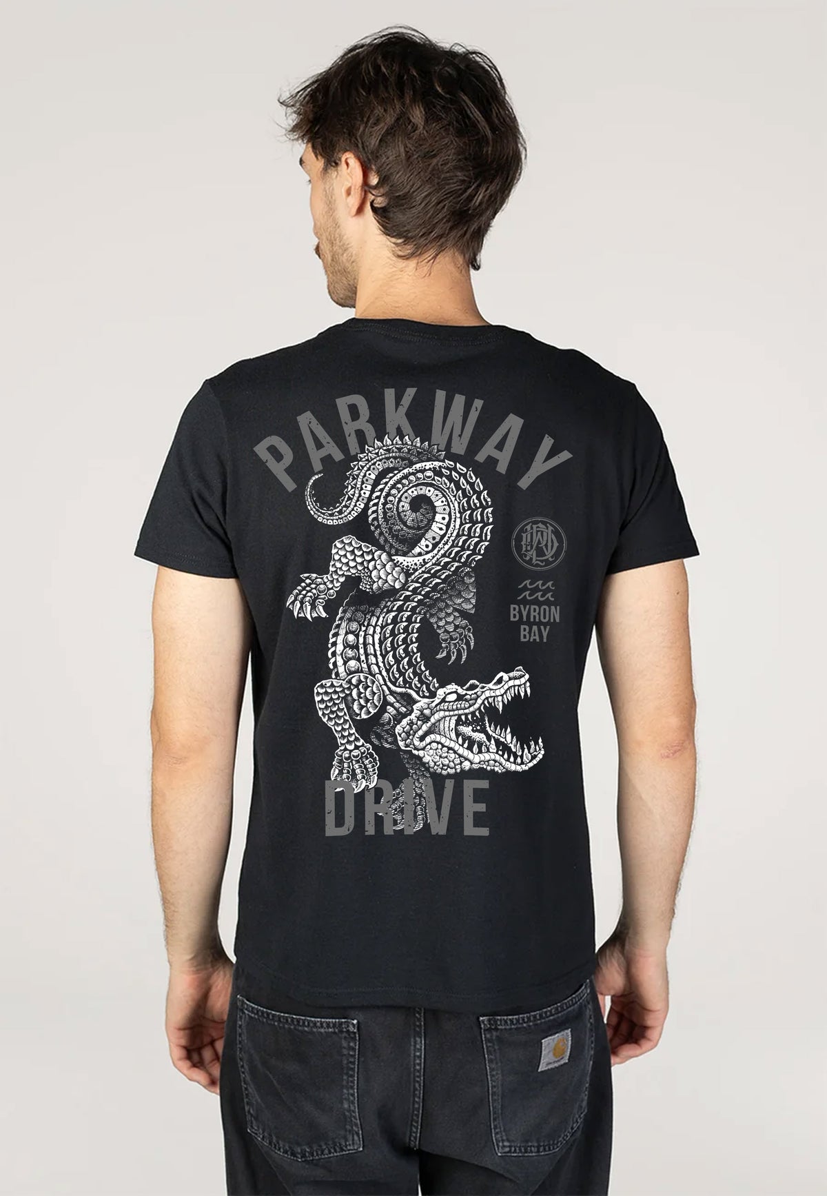 Parkway Drive Croc Limited Glow In Dark T-paita | Men-Image
