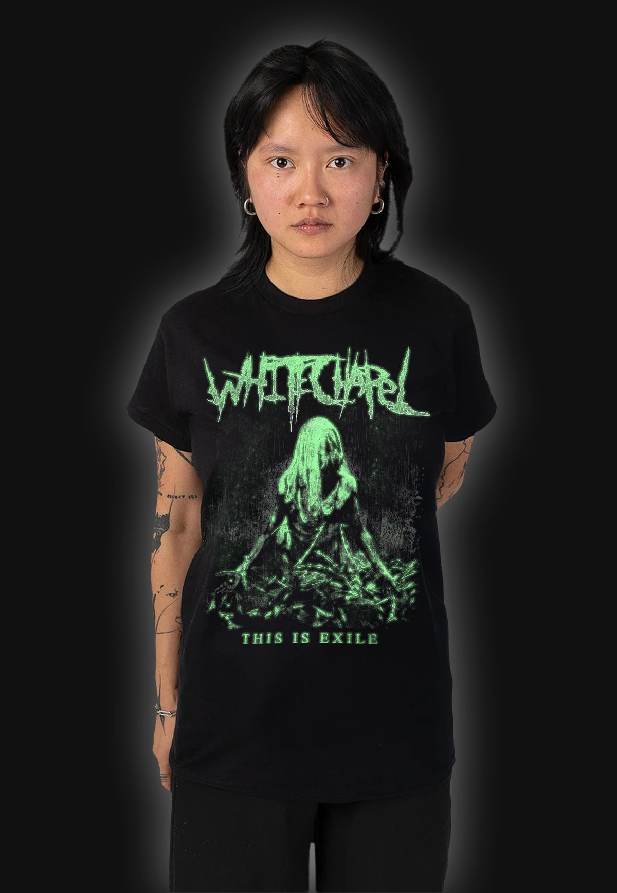Whitechapel Exile Limited Glow In Dark T-Shirt | Women-Image