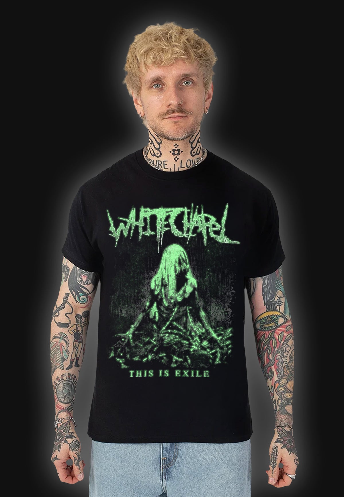 Whitechapel Exile Limited Glow In Dark T-Shirt | Men-Image