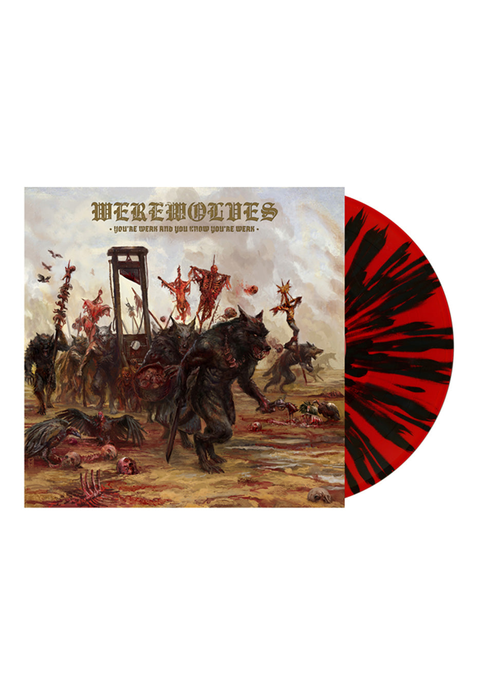 Werewolves You're Weak And You Know You're Weak Splattered Vinyl | Neutral-Image