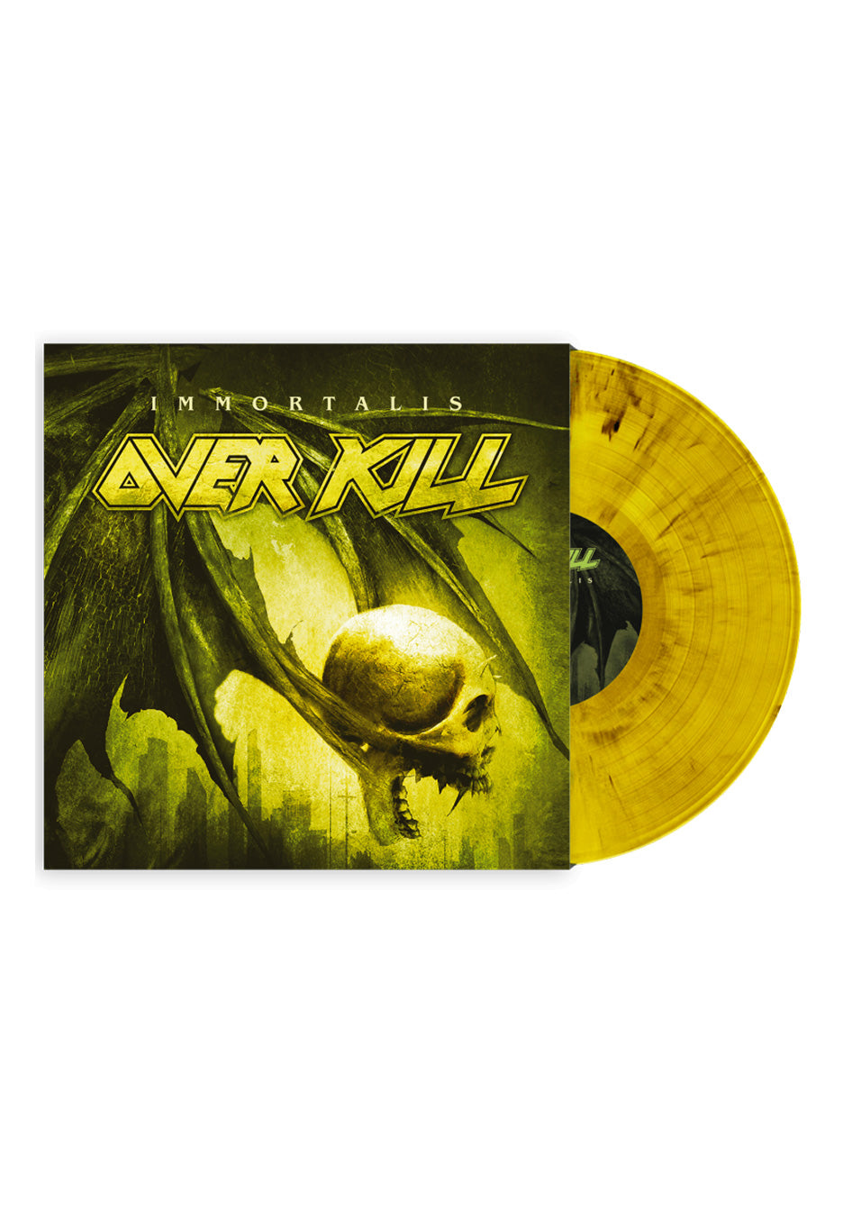 Overkill Immortalis Ltd. Yellow Marbled Vinyl | Neutral-Image