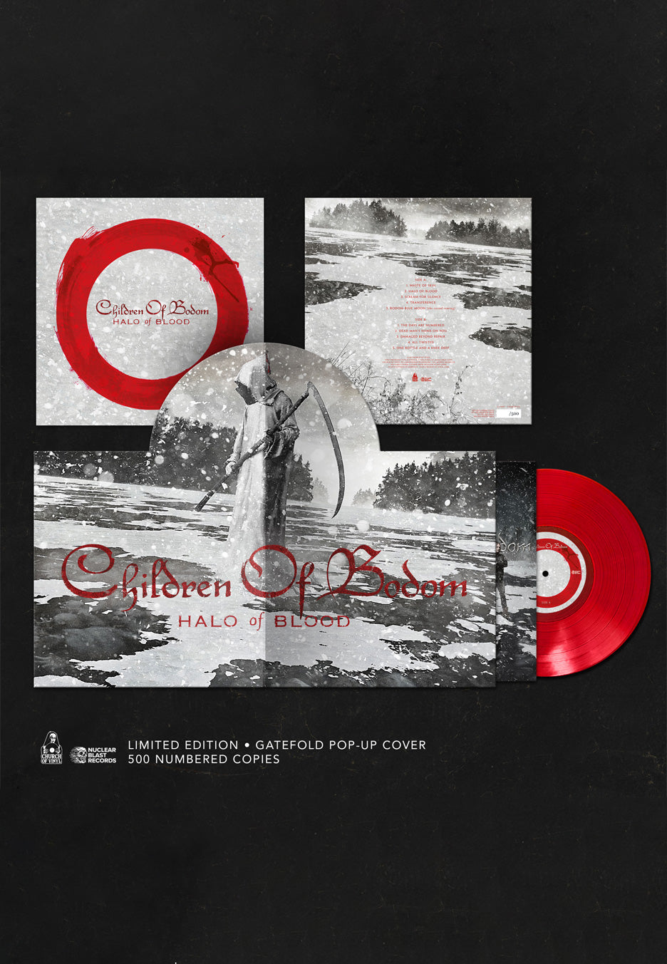 Children Of Bodom Halo Of Blood Ltd. Red Colored PopUp Vinyl | Neutral-Image