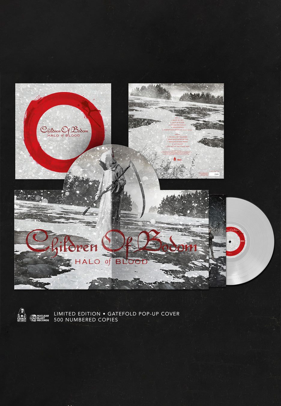 Children Of Bodom Halo Of Blood Ltd. White Colored PopUp Vinyl | Neutral-Image