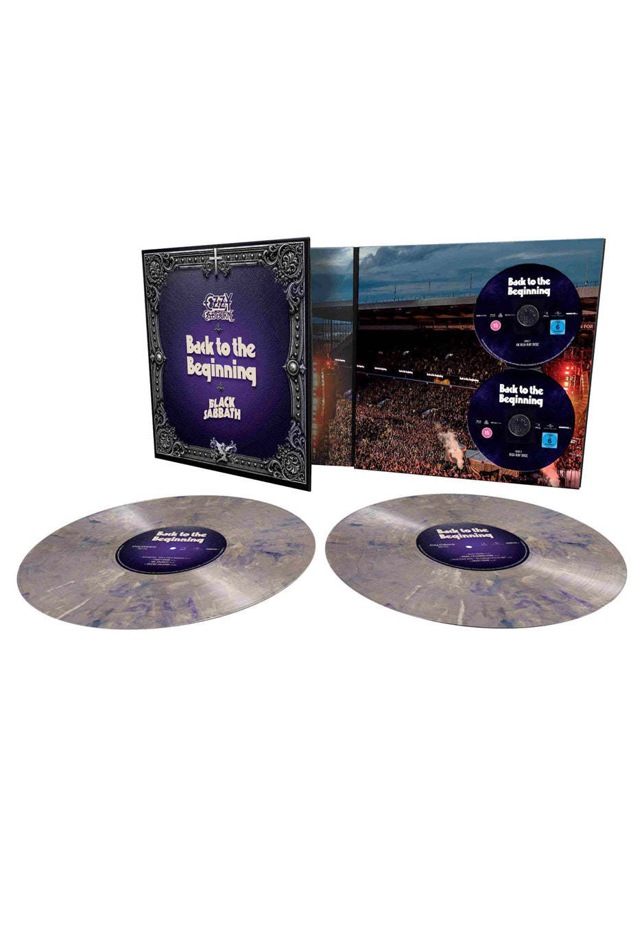 Ozzy Osbourne Back To The Beginning Ltd. Specialist Colored 2 Vinyl + 2 Blu-Ray | Neutral-Image