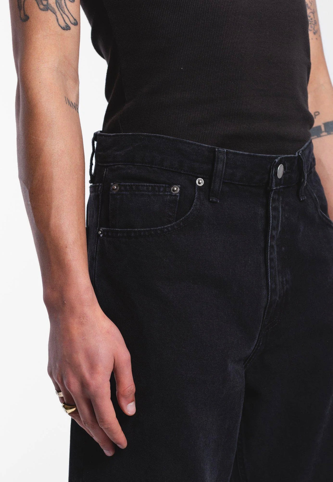 Dr. Denim - Omar Worn Black - Jeans | Men-Image