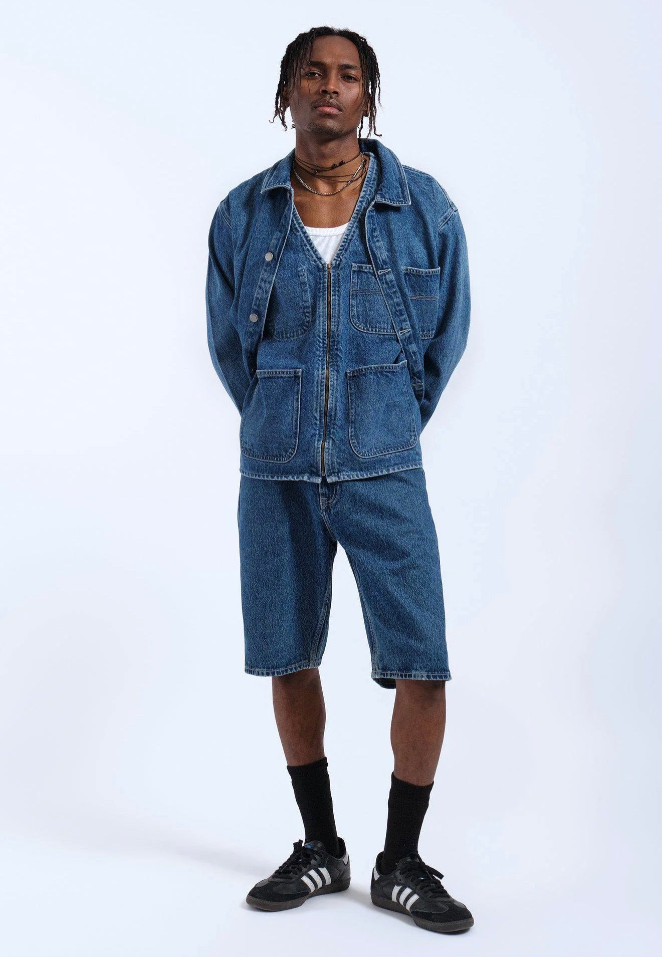 Dr. Denim - Omar Stream Mid Retro - Shorts | Men-Image