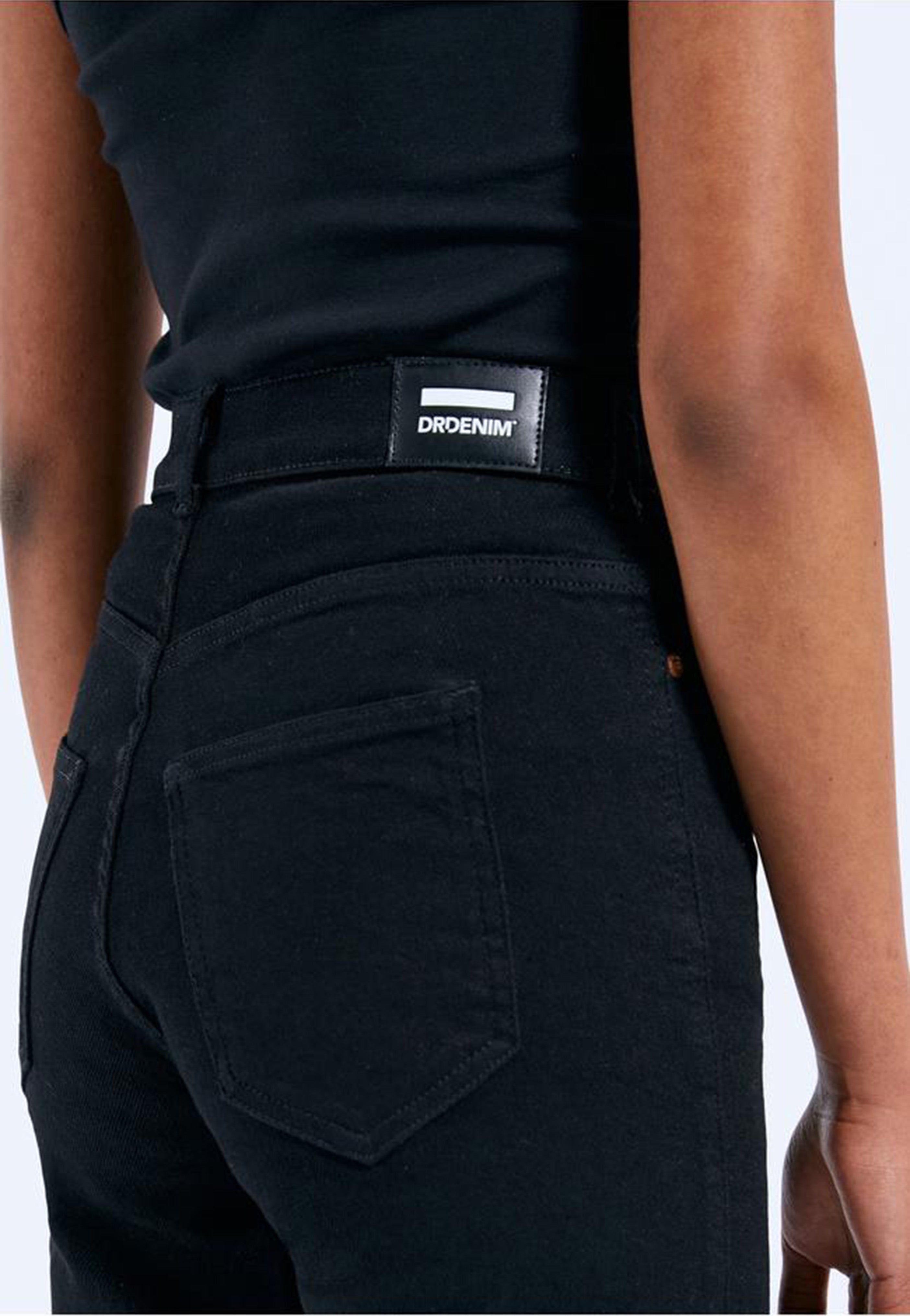 Dr. Denim - Moxy Straight Solid Black - Jeans | Women-Image