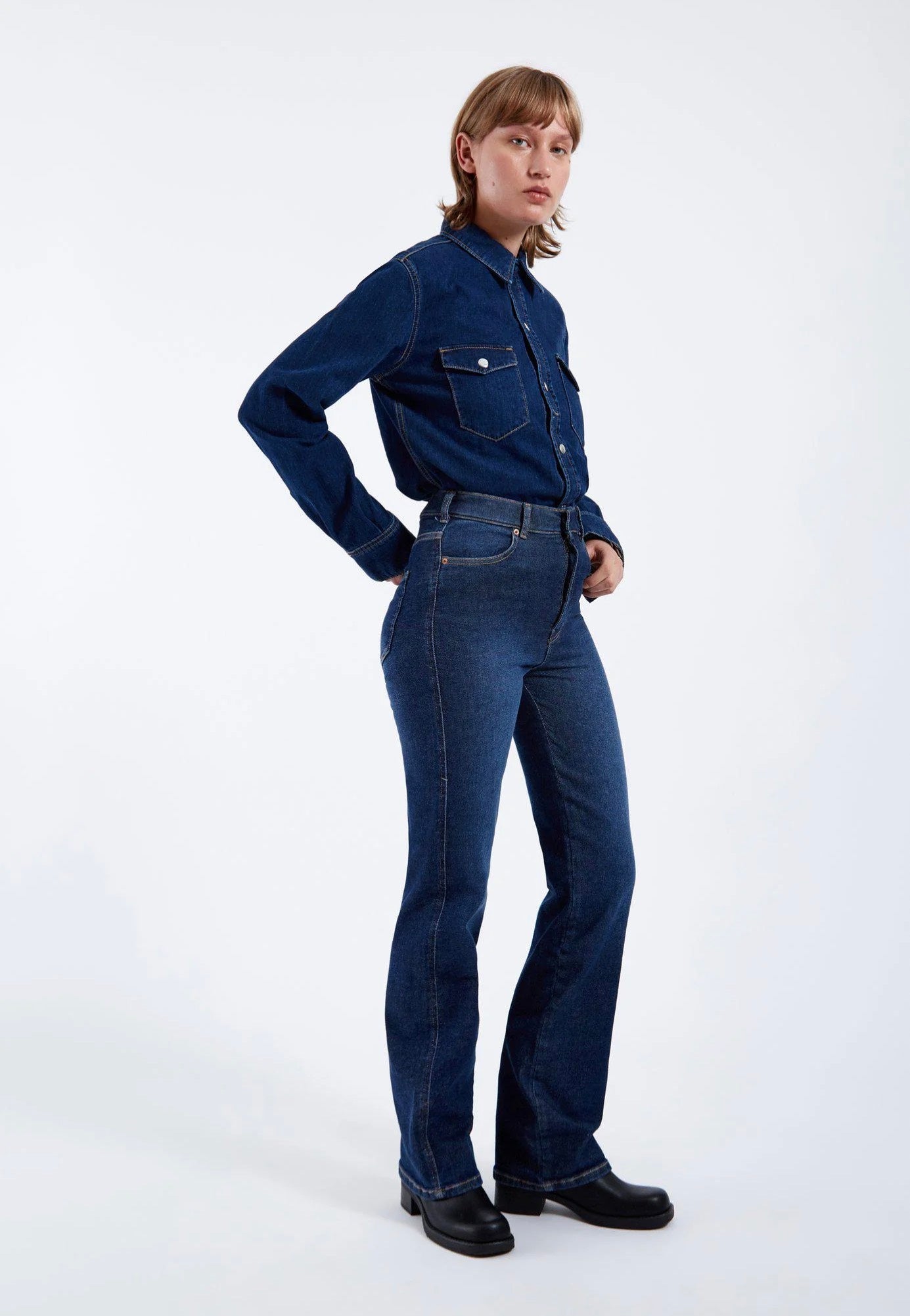 Dr. Denim - Moxy Straight Cape Deep Shade - Jeans | Women-Image