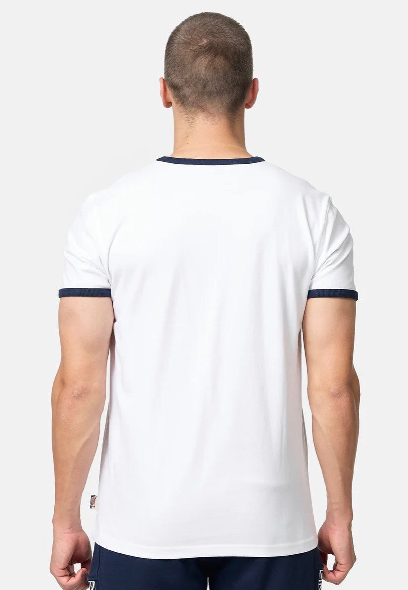 Lonsdale - Cashendun White/Navy/Red - T-Shirt | Men-Image