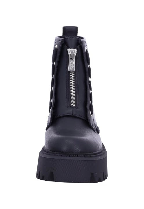 Buffalo - Aspen Front Zip Vegan Nappa  Black - Girl Shoes | Women-Image