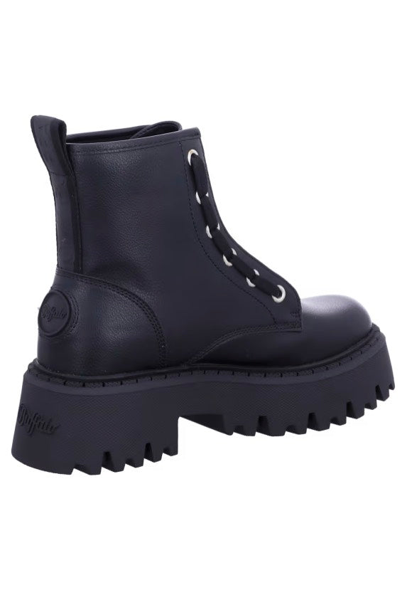 Buffalo - Aspen Front Zip Vegan Nappa  Black - Girl Shoes | Women-Image