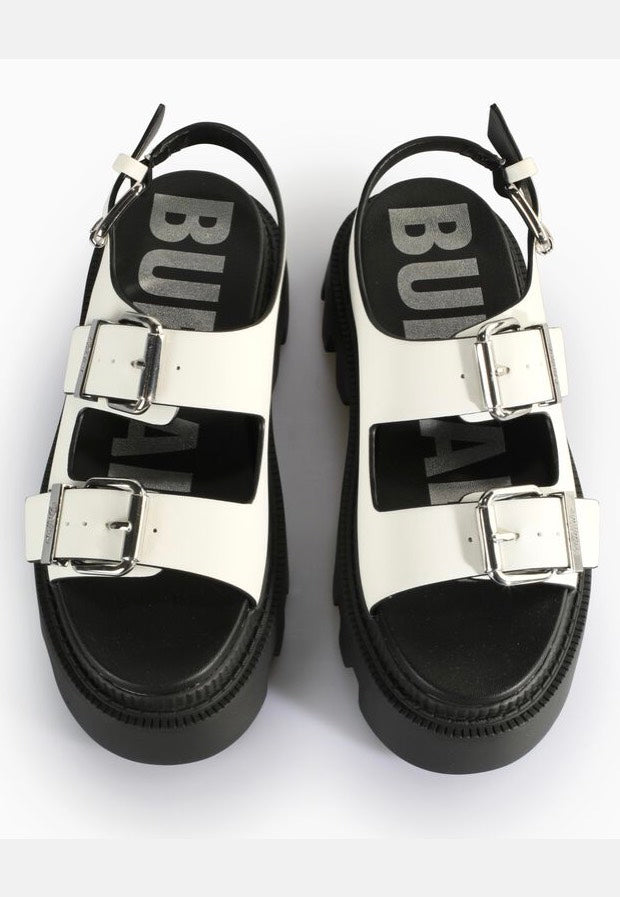 Buffalo - Flora On Vegan Nappa White - Girl Sandals | Women-Image