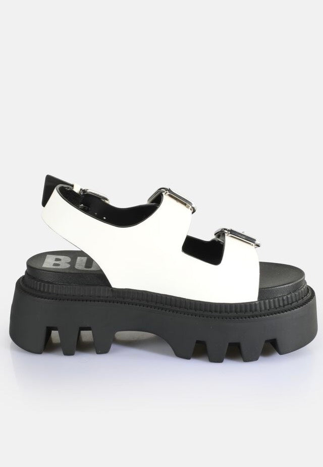 Buffalo - Flora On Vegan Nappa White - Girl Sandals | Women-Image