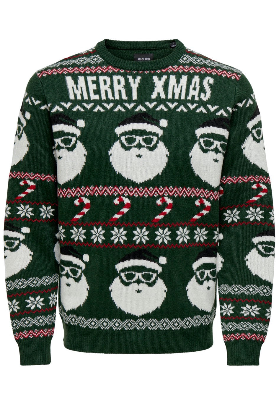 Only & Sons Xmas Santa Jaq Reg Eden Jersey de punto | Men-Image