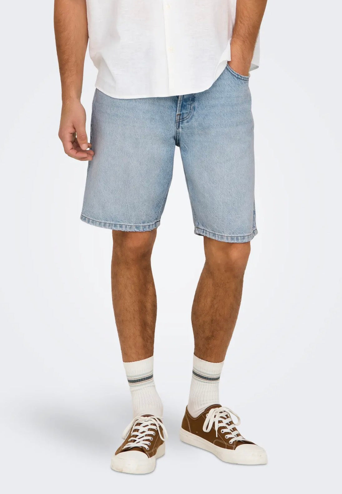 Only & Sons - Edge Light Blue Denim - Shorts | Men-Image