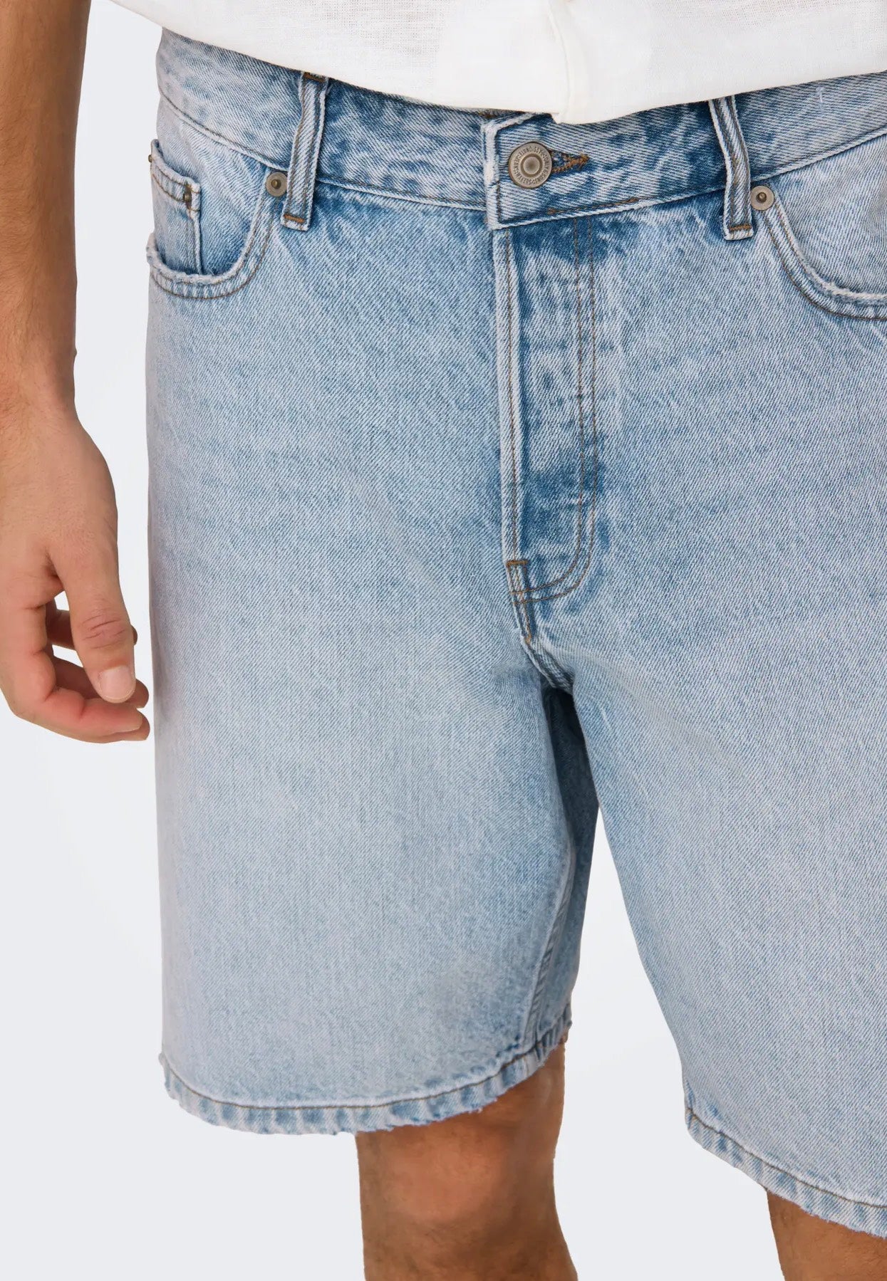 Only & Sons - Edge Light Blue Denim - Shorts | Men-Image