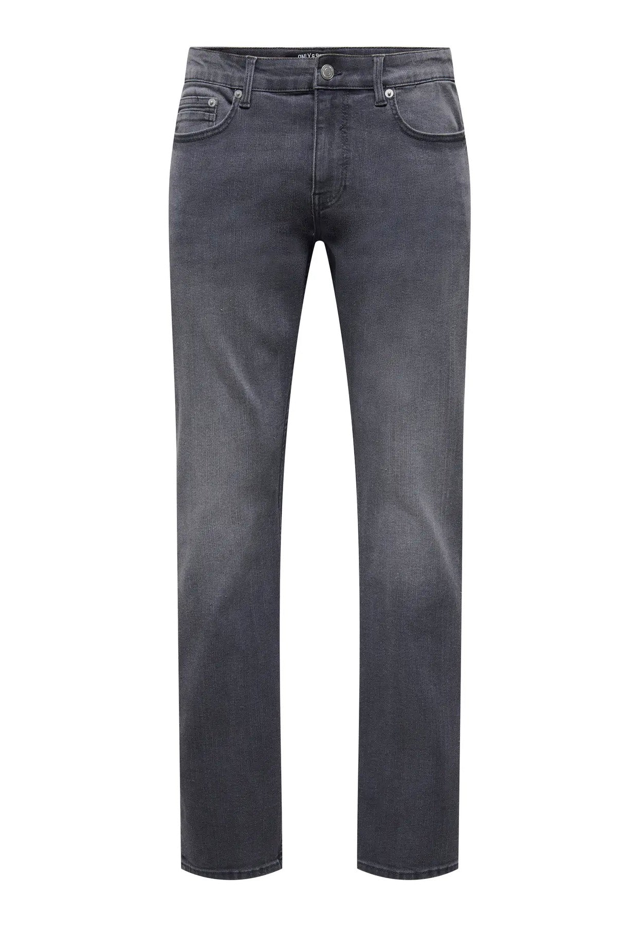 Only & Sons - Weft Reg Dark Grey Denim - Jeans | Men-Image