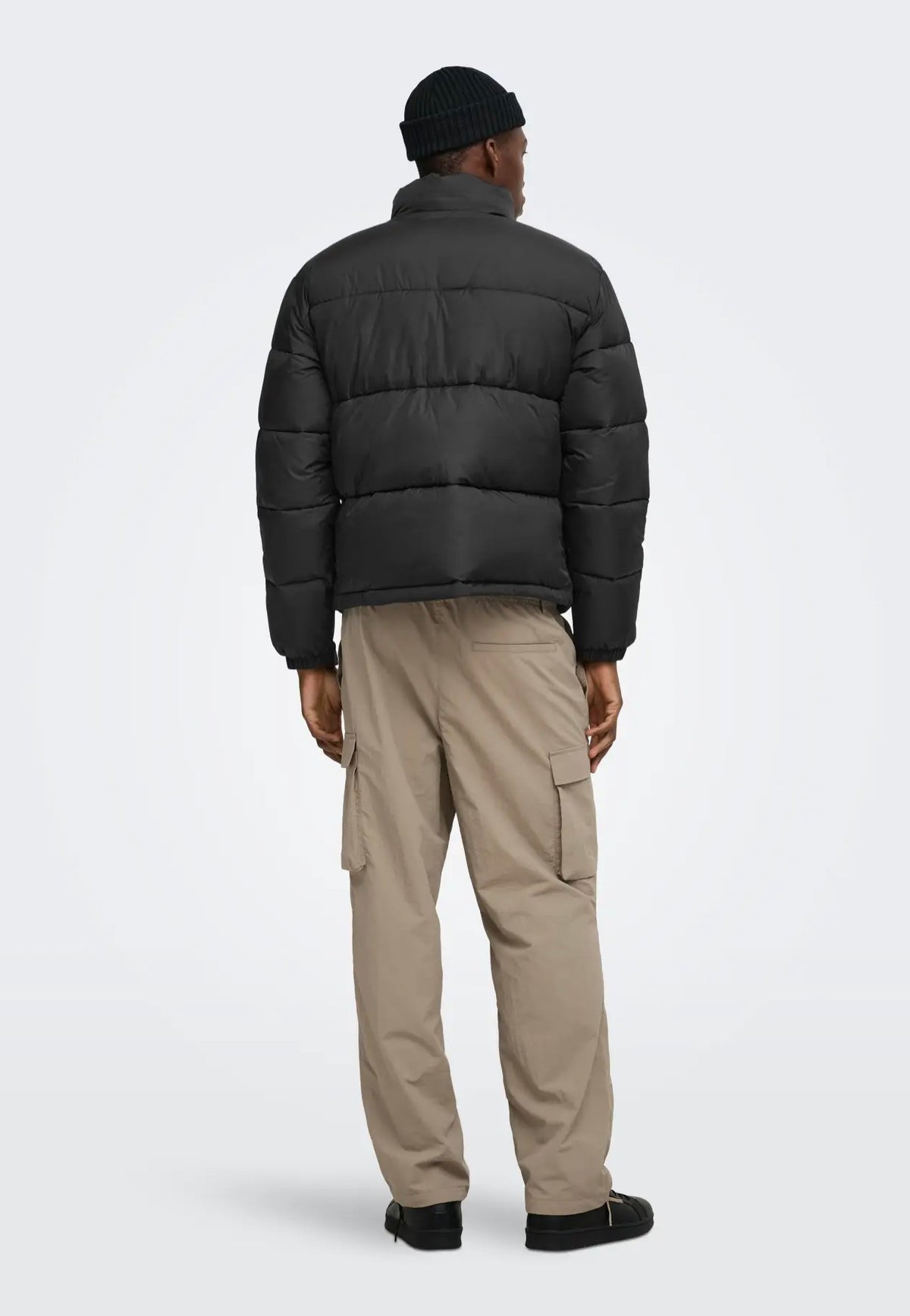 Only & Sons Maverick Puffer Black/Black Veste | Men-Image