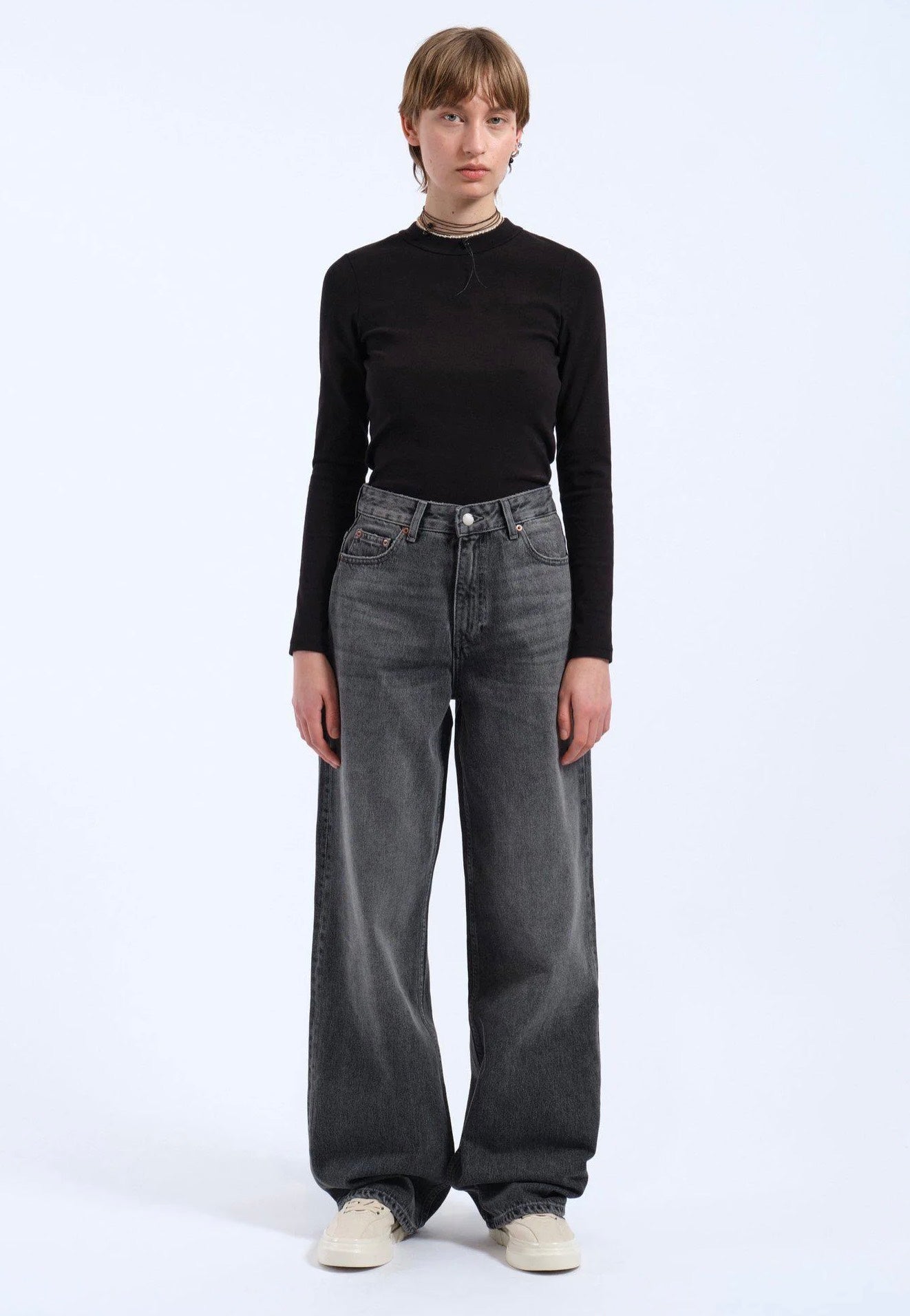 Dr. Denim - Donna Mid Grey Used - Jeans | Women-Image