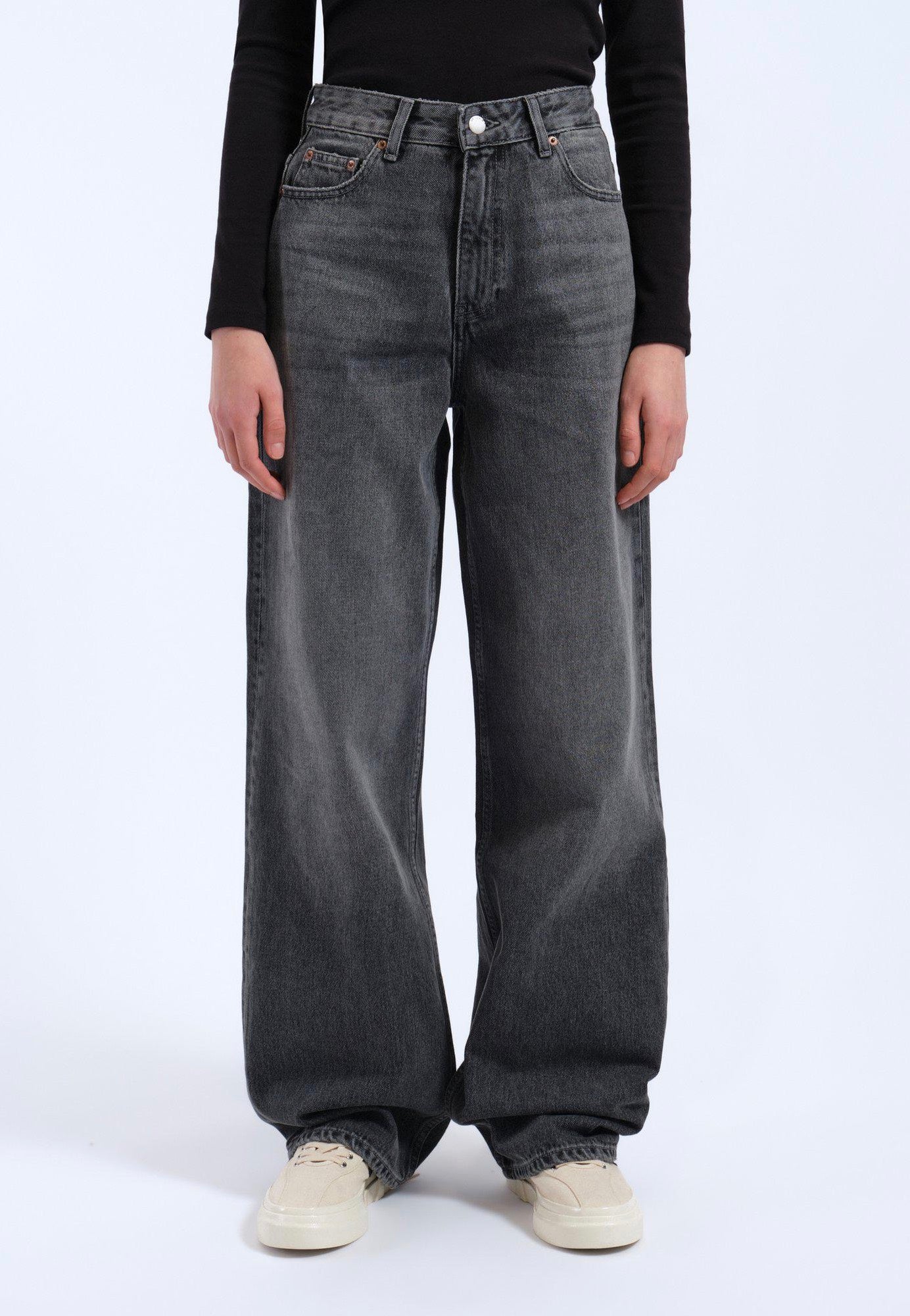 Dr. Denim - Donna Mid Grey Used - Jeans | Women-Image