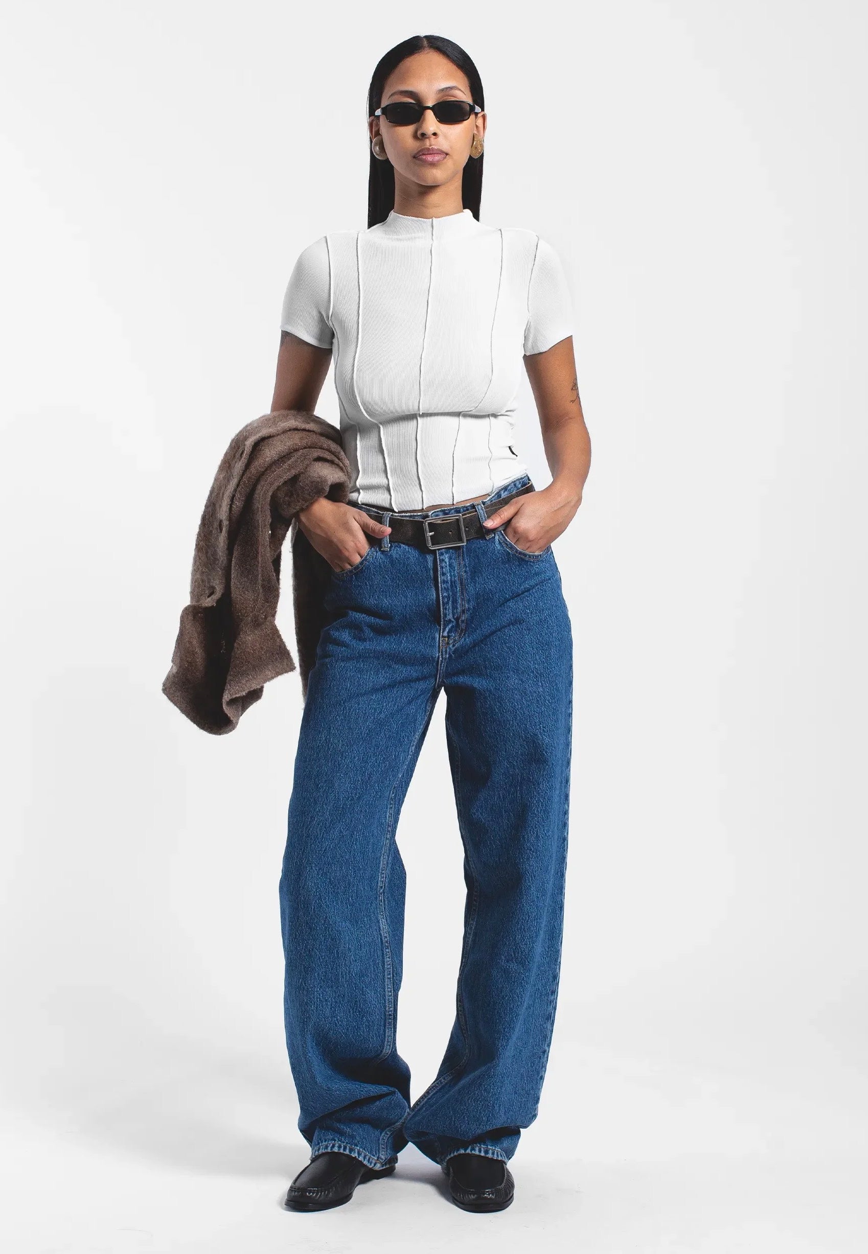 Dr. Denim - Donna Stream Mid Stone - Jeans | Women-Image