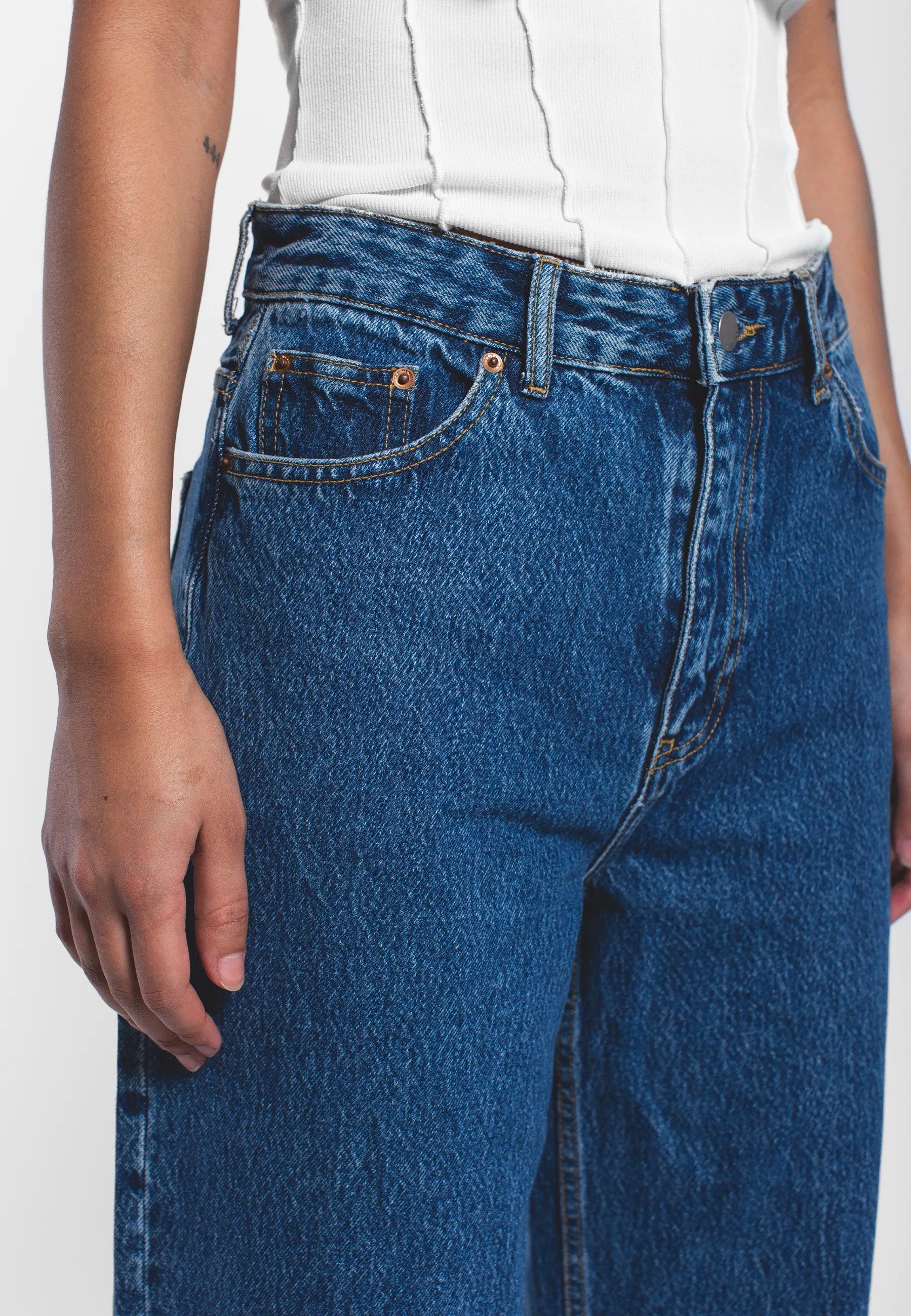 Dr. Denim - Donna Stream Mid Stone - Jeans | Women-Image