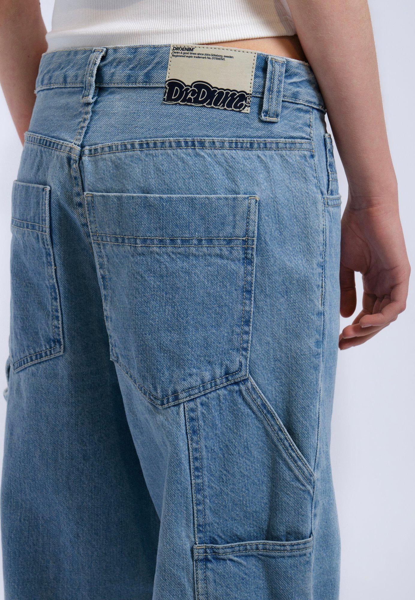 Dr. Denim - Faye Worker Stream Sky Retro Contrast - Jeans | Women-Image