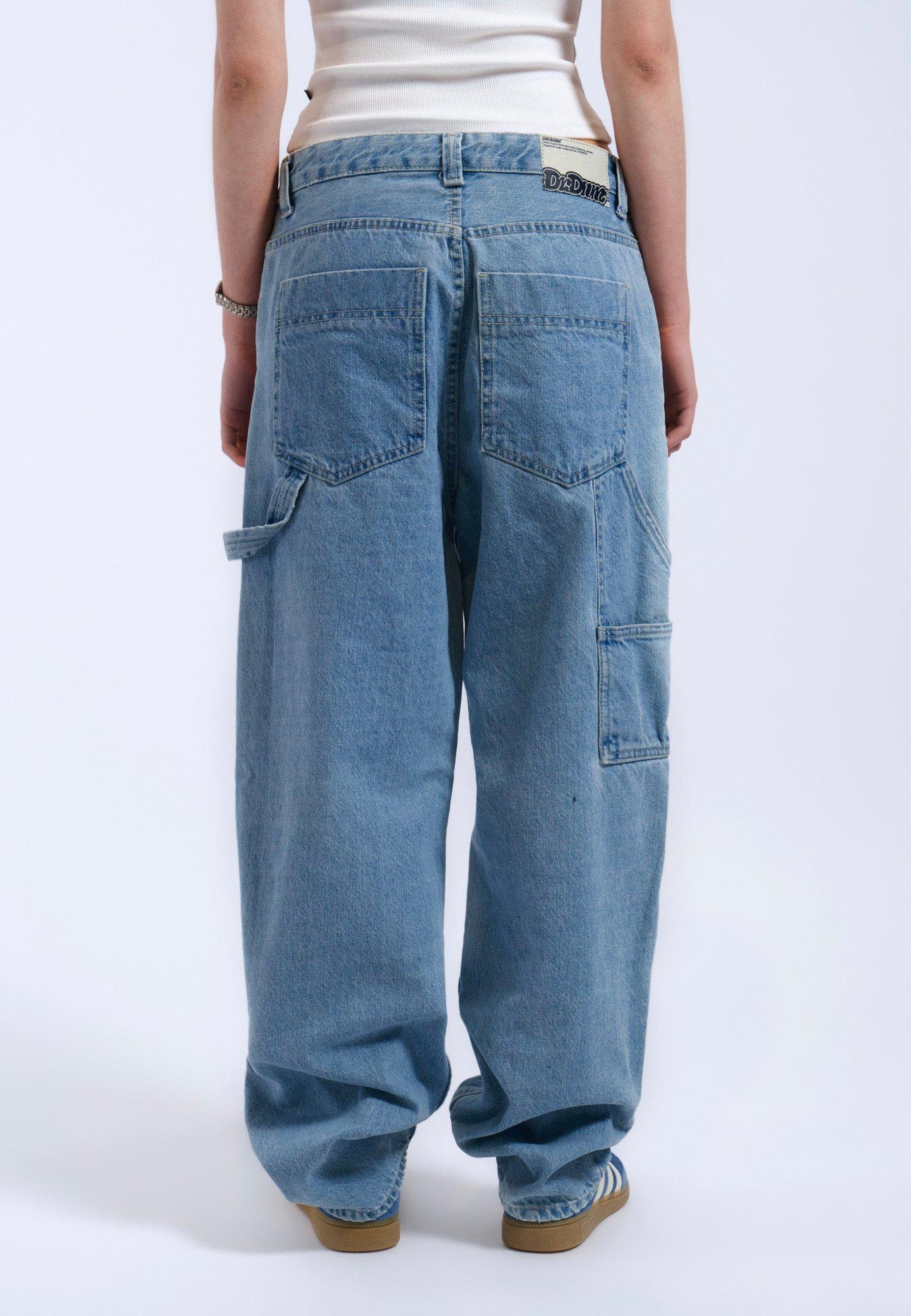 Dr. Denim - Faye Worker Stream Sky Retro Contrast - Jeans | Women-Image
