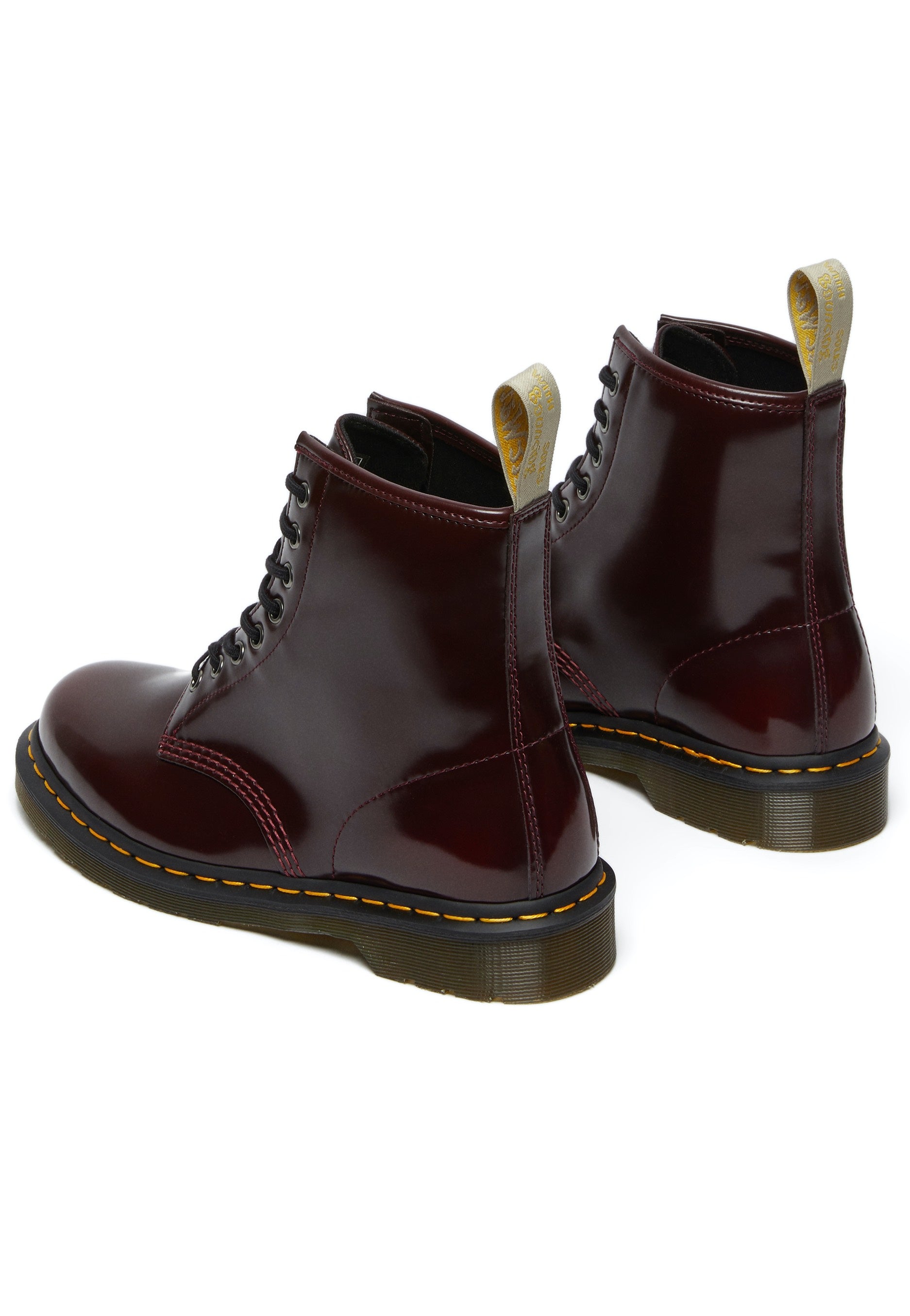 Dr. Martens - Vegan 1460 Cherry Red Oxford Rub Off Red - Shoes | Neutral-Image
