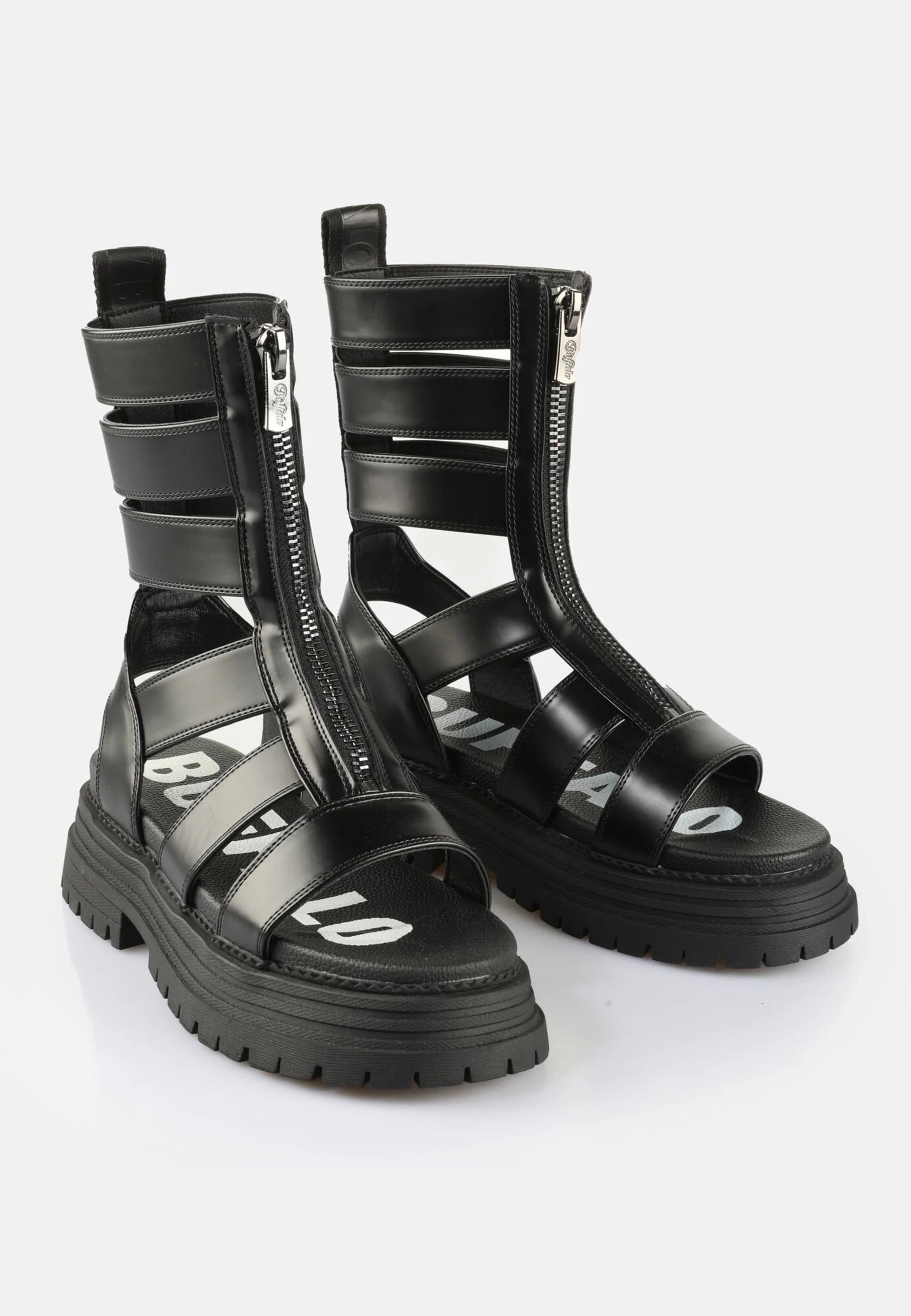 Buffalo - Lennox Zeus Vegan Black - Girl Sandals | Women-Image