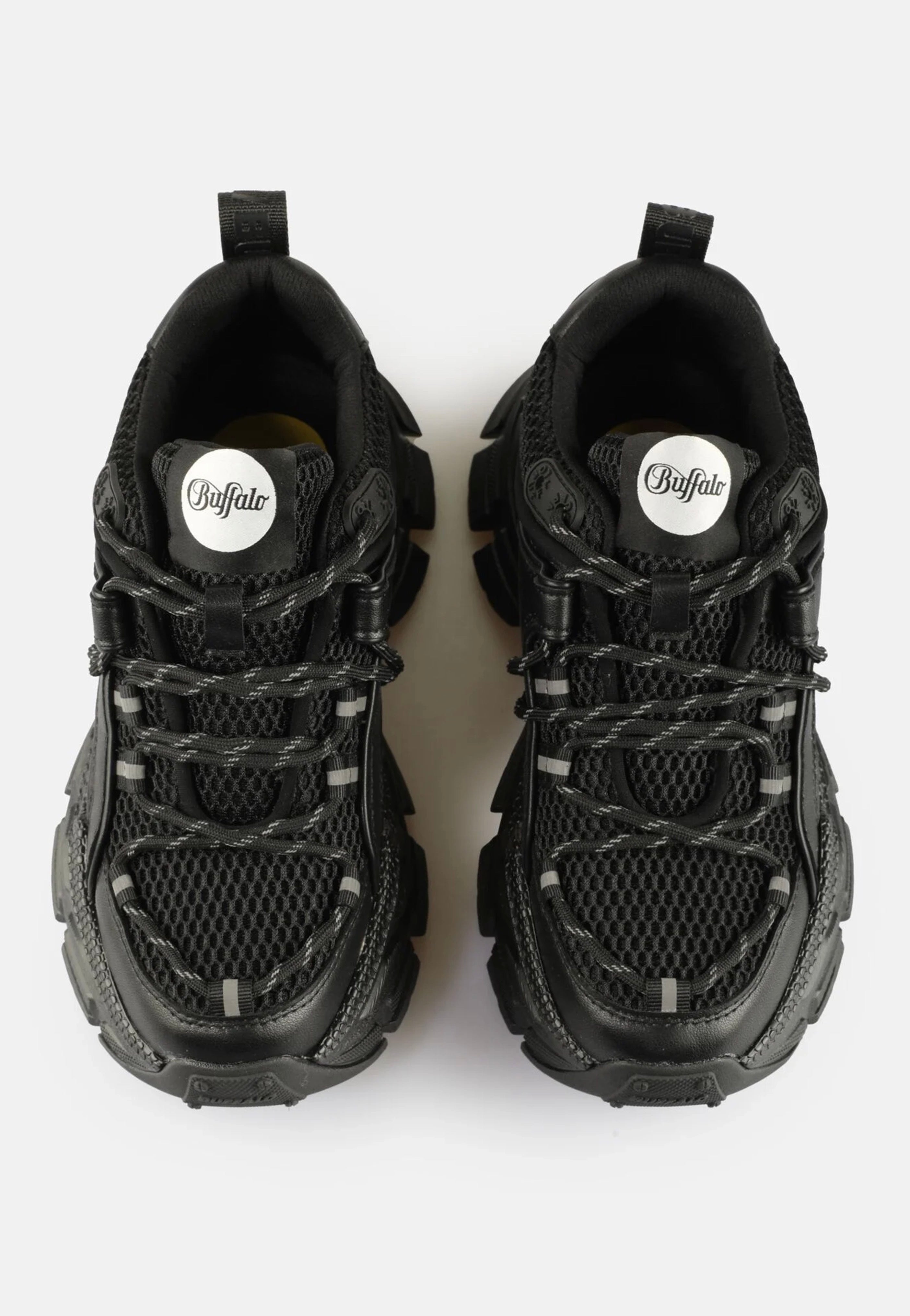 Buffalo - Saturn Lace Vegan Nappa/Mesh Black - Girl Shoes | Women-Image