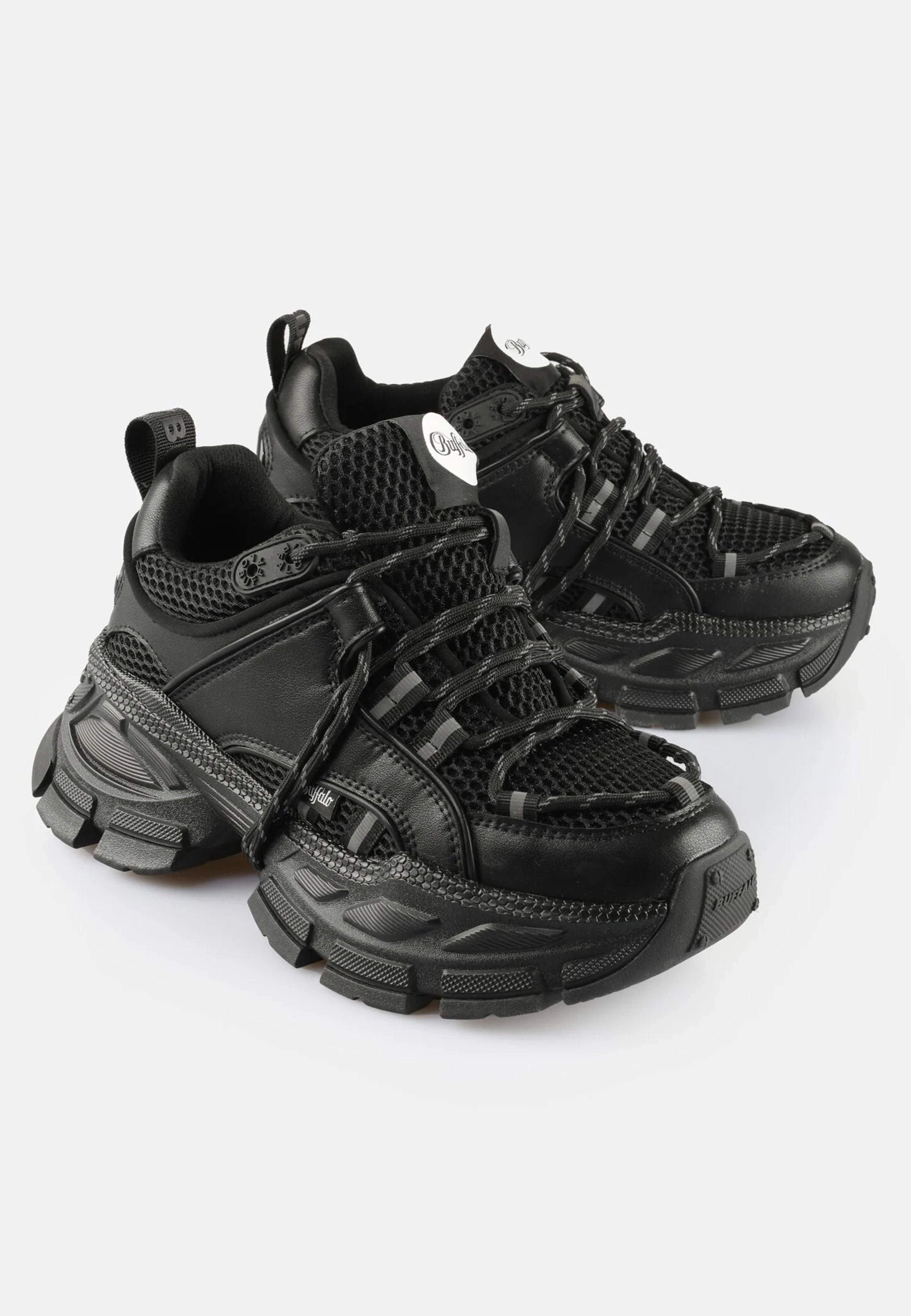 Buffalo - Saturn Lace Vegan Nappa/Mesh Black - Girl Shoes | Women-Image