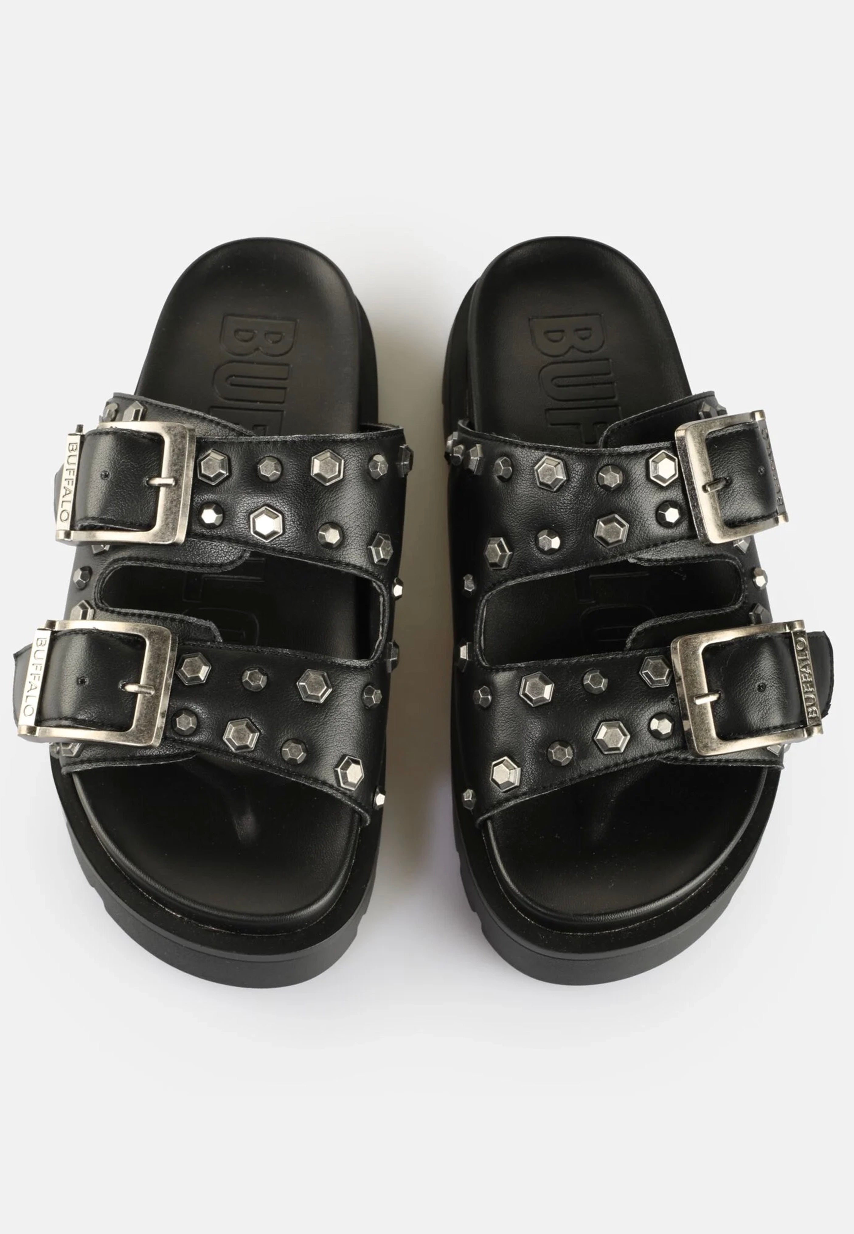 Buffalo - Raya Ari Stud Vegan Nappa Black - Girl Sandals | Women-Image