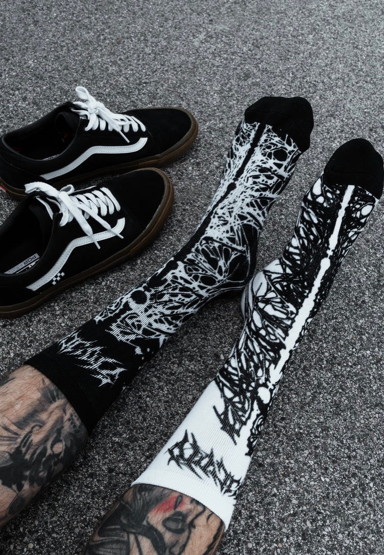 Stay Cold Apparel - Emperor Of Radiance Comfort Black/White - Socks | Neutral-Image