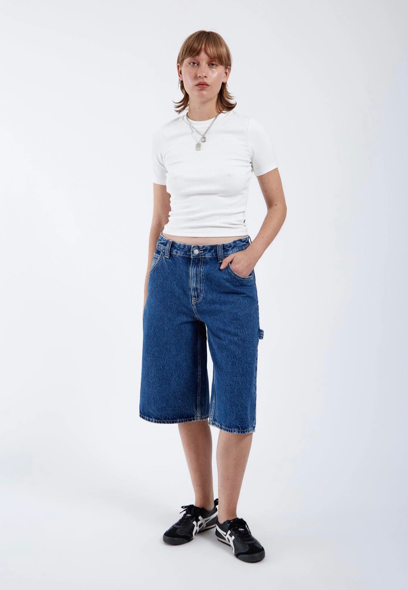 Dr. Denim - Bree Worker Stream Mid Retro - Shorts | Women-Image