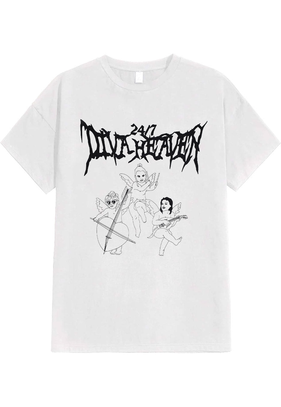 24/7 Diva Heaven - Engel White - T-Shirt | Neutral-Image