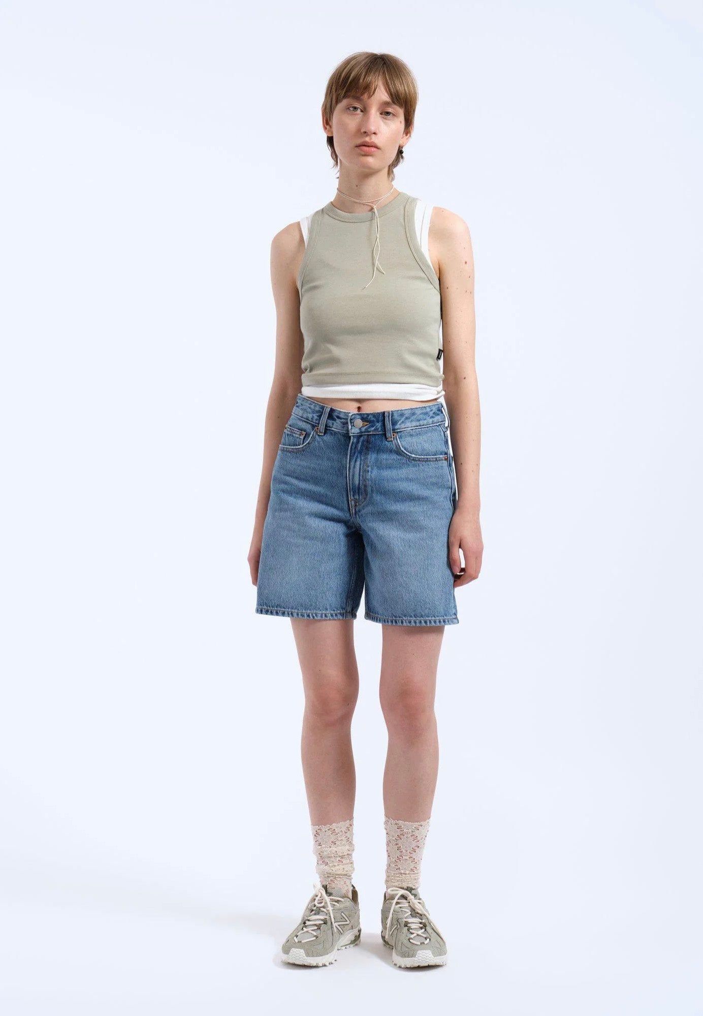 Dr. Denim - Arch Bay Sky Used - Shorts | Women-Image