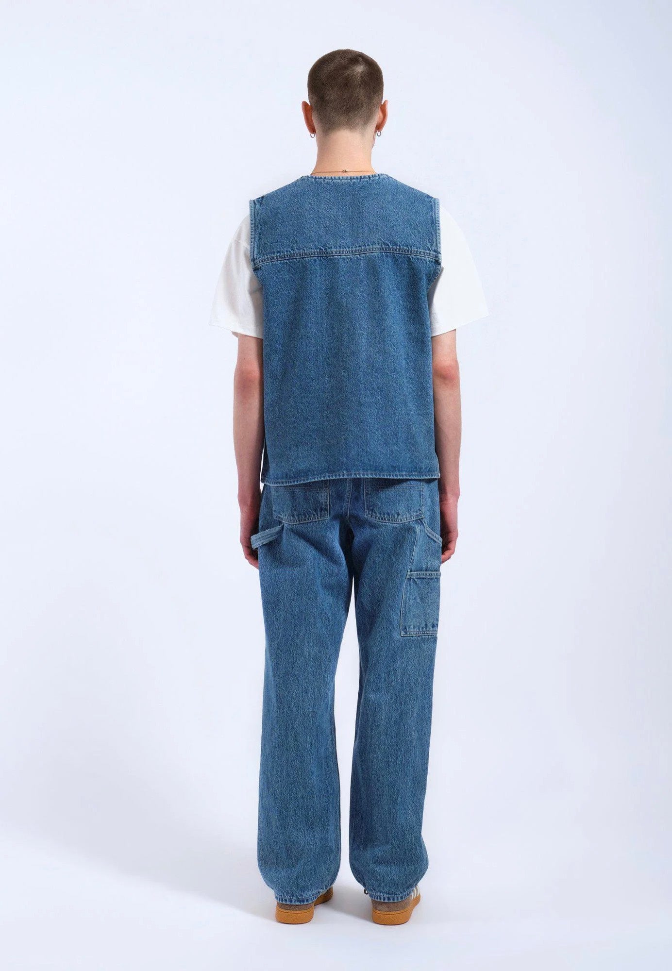 Dr. Denim - Denver Worker Stream Sky Retro Contrast - Vest | Men-Image