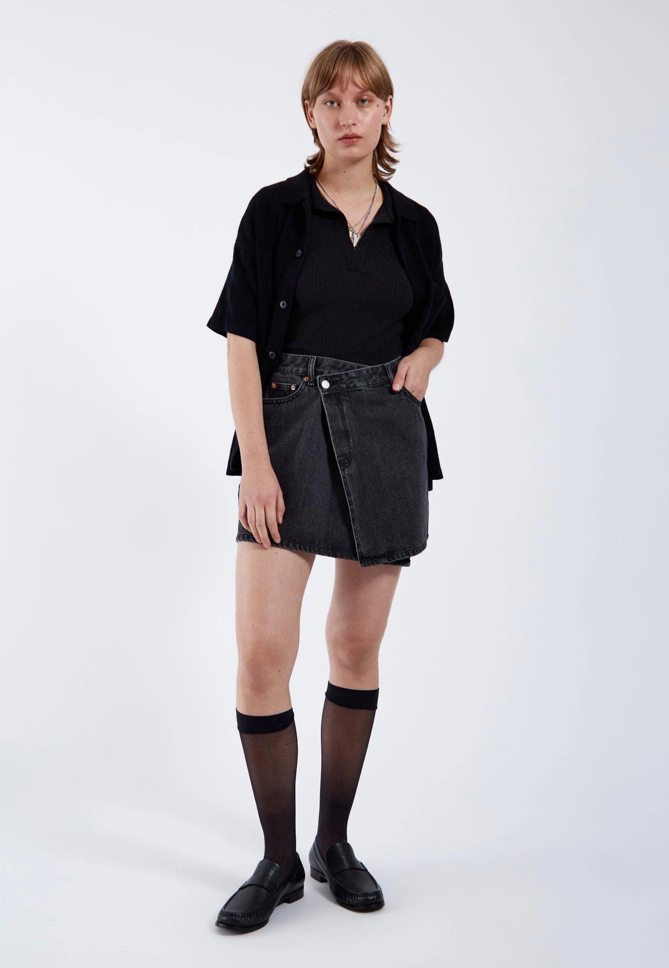 Dr. Denim - Renay Retro Black - Skirt | Women-Image