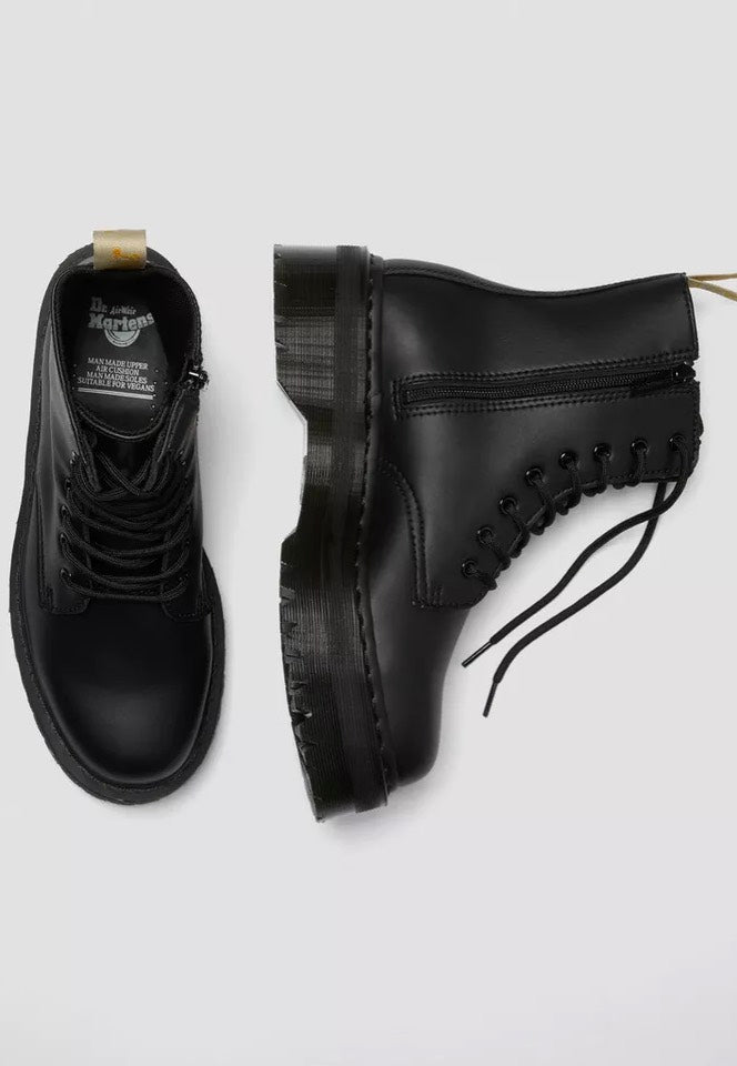 Dr. Martens - Vegan Jadon II Mono Black Felix Rub Off Black - Shoes | Neutral-Image